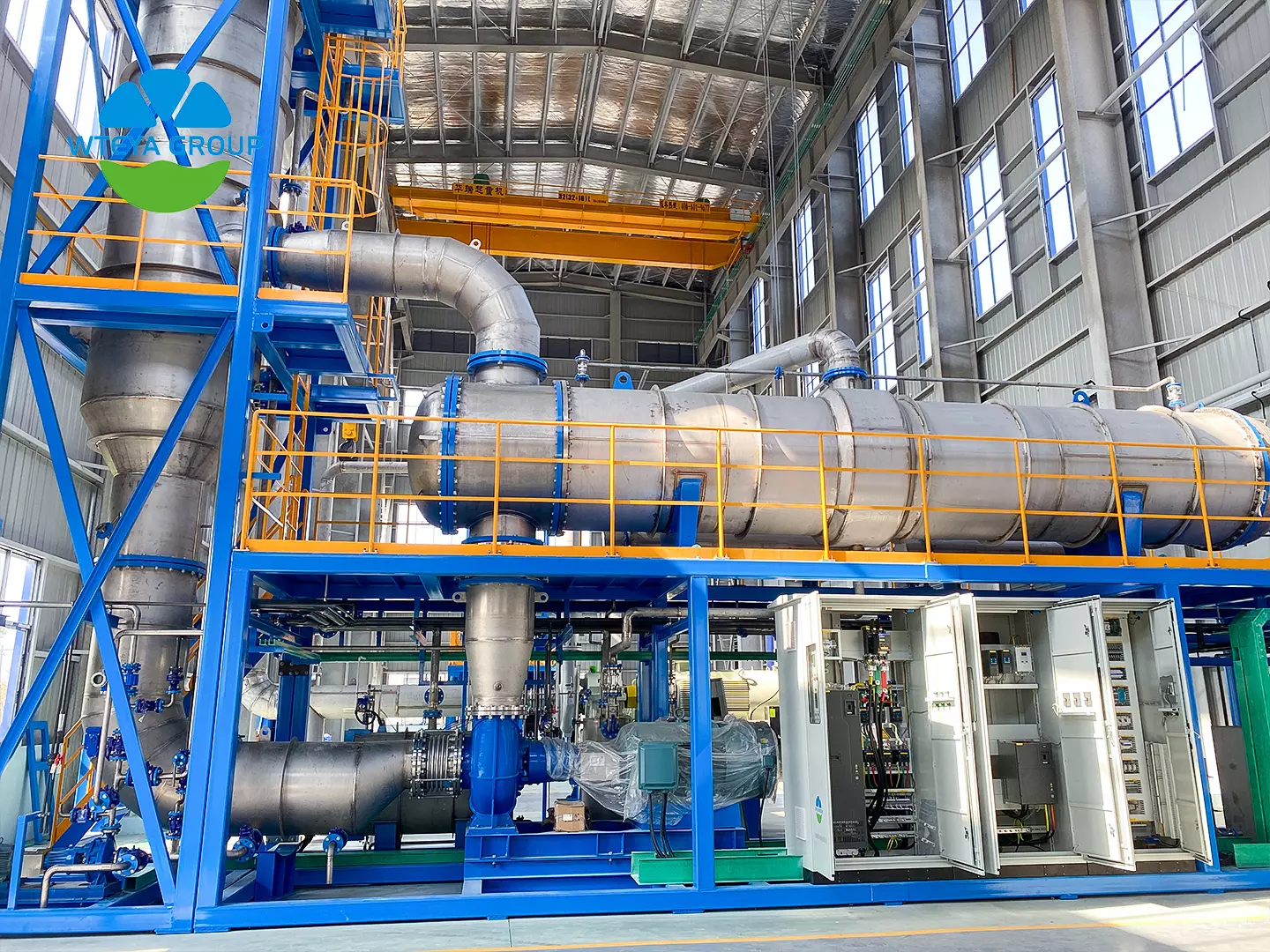 MVR evaporator retrofit for industrial wastewater